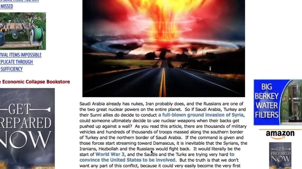 World War 3 Could Very Easily Turn Into The Very First Nuclear War In The Middle East