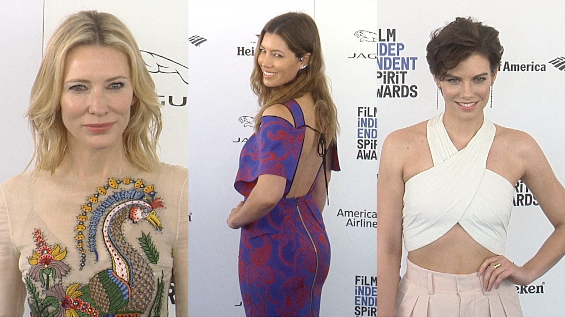2016 Film Independent Spirit Awards Jessica Biel, Lauren Cohan, Cate Blanchett ARRIVALS