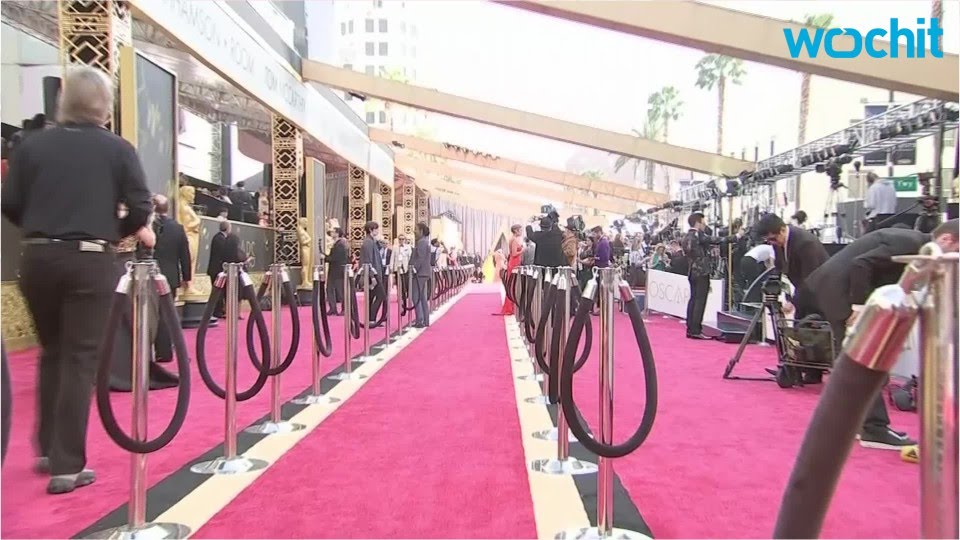 Stars Arriving at Oscars Red Carpet