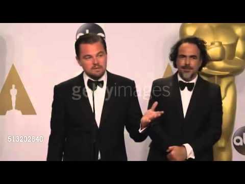 Leonardo DiCaprio  88th Annual Academy Awards Oscar 2016 – Press Room Interview