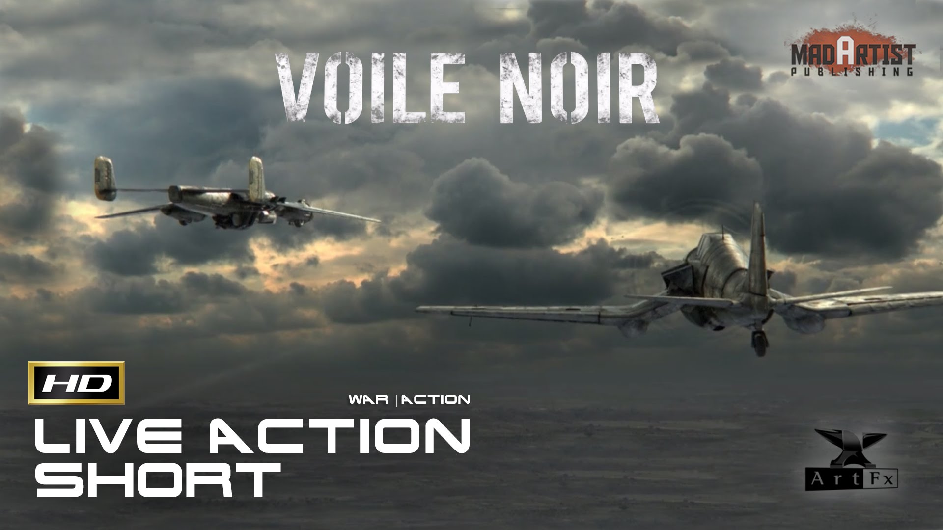 VOILE NOIR (HD) War Adventure in the Skies (CGI Live Action Short by ArtFx)