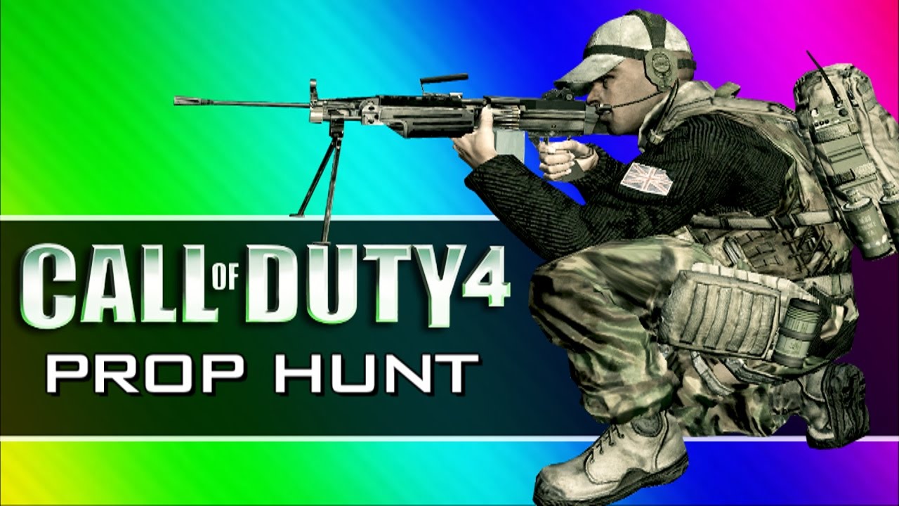Call of Duty 4: Prop Hunt Funny Moments – First Blood, Claymore Tutorial, Yellow Crates! (CoD4 Mod)