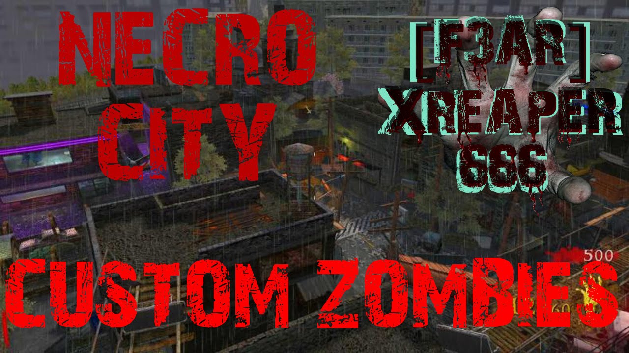 call of duty world at war custom zombies: necro city part 3