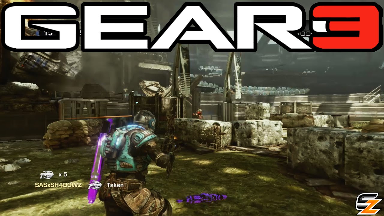 Gears of War 3 Xbox One – Around the World Thrashball! (Multiplayer Gameplay)