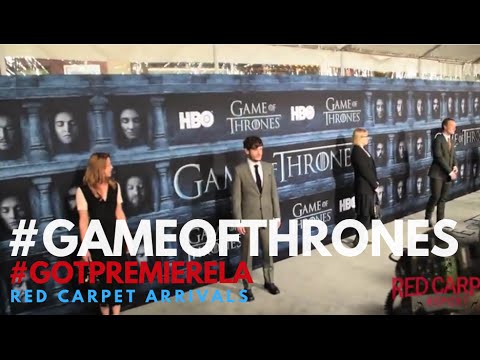 Game of Thrones Season 6 Premiere Cast & Celebrity Arrivals #‎GameOfThrones #‎GoTPremiereLA