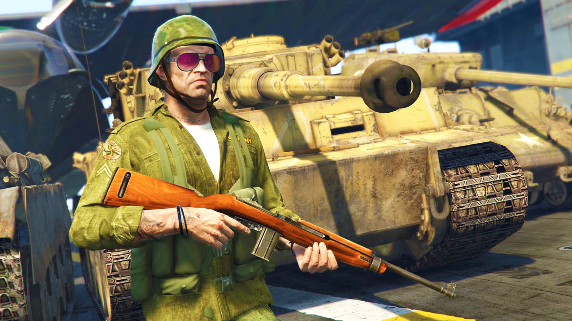 GTA 5 Real Life Military Mod – World War 2 Tanks, Planes & Weapons!! (GTA 5 Mods Gameplay)