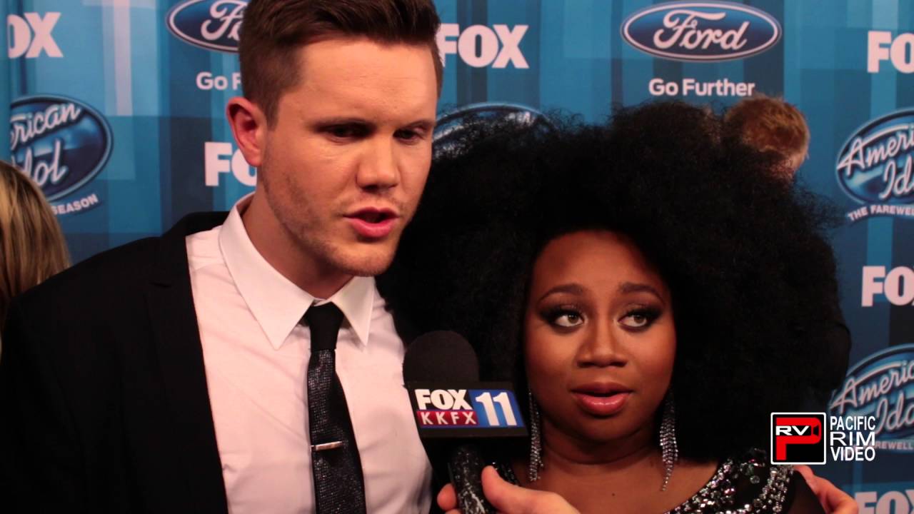 American Idol Pre Finale interview with Trent Harmon and La’Porsha Renae