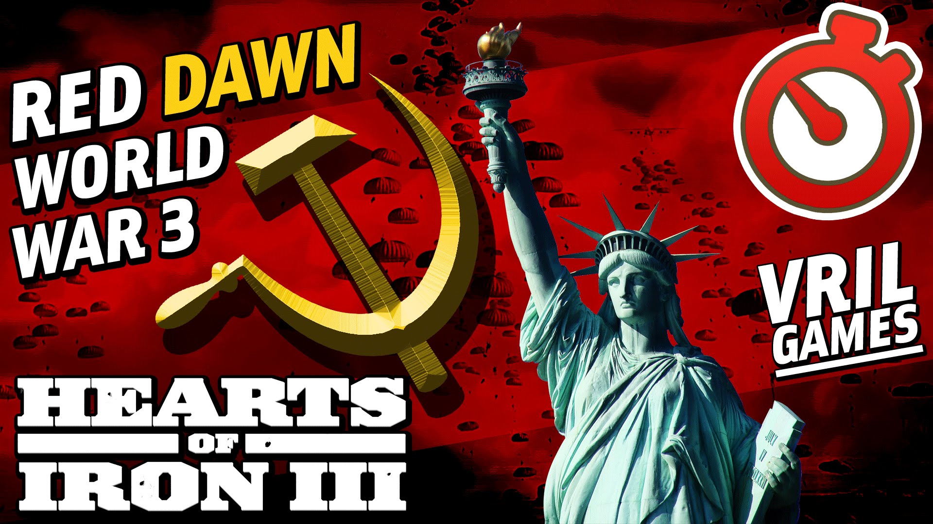 Red Dawn | World War 3 | Alternate History | Hearts of Iron 3 Timelapse