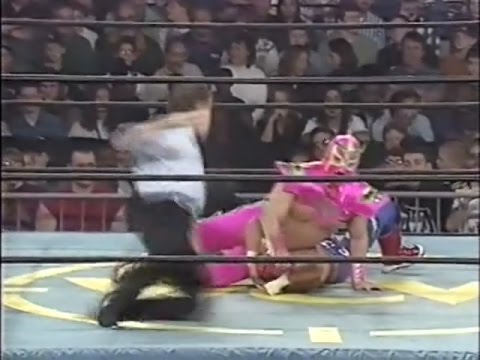 Rey Mysterio Jr. vs The Ultimate Dragon – WCW World War 3 – J-Crown Championship
