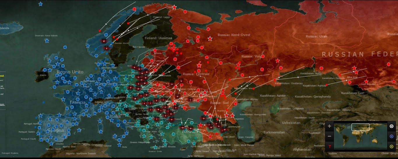 World War 3 Russia vs European Nato simulation