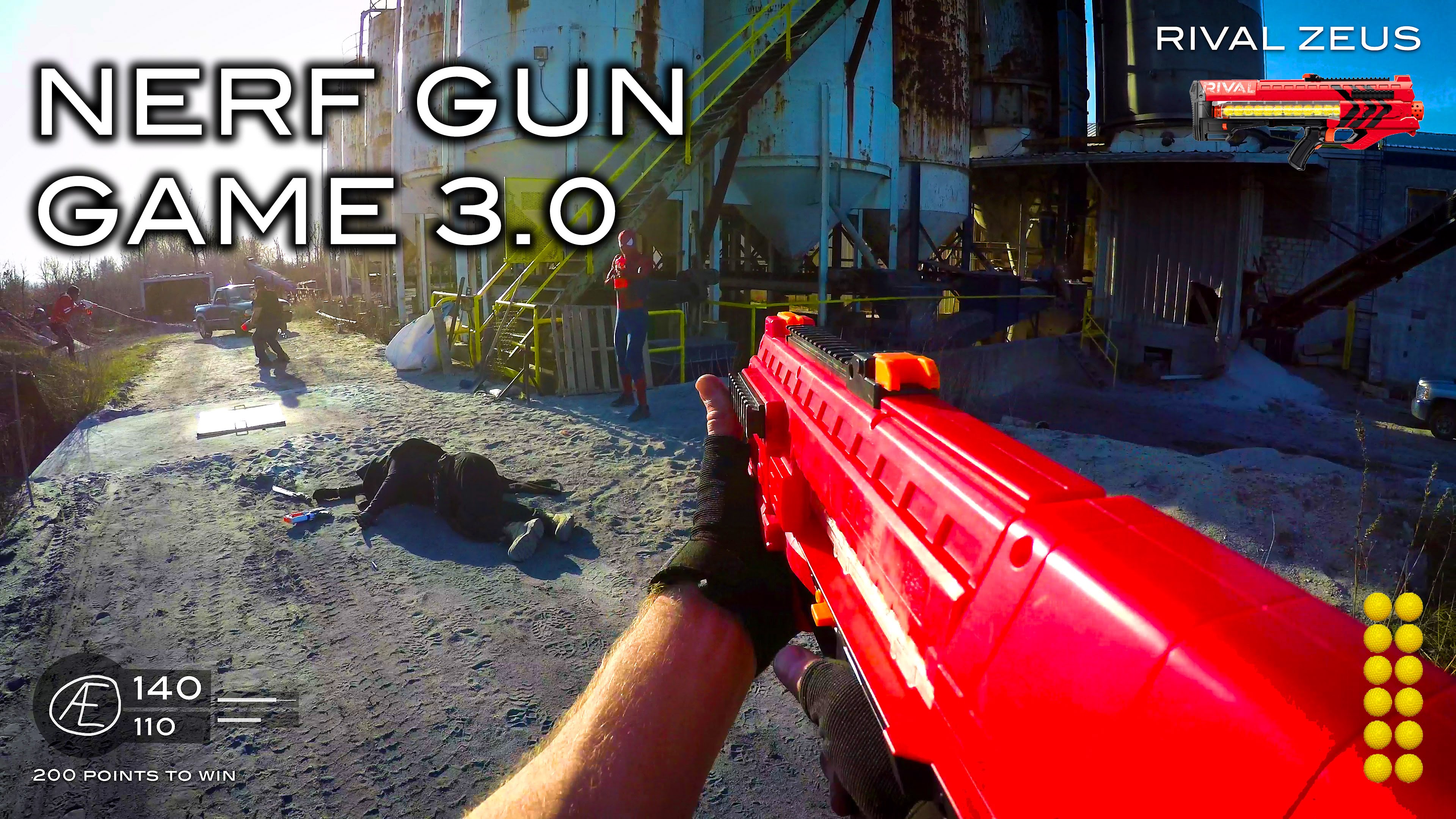 Nerf meets Call of Duty: Gun Game 3.0 | First Person in 4K!