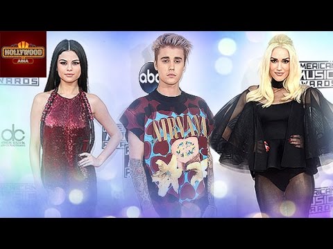 American Music Awards 2015: Red Carpet Arrivals | Justin Bieber, Selena Gomez | Hollywood Asia