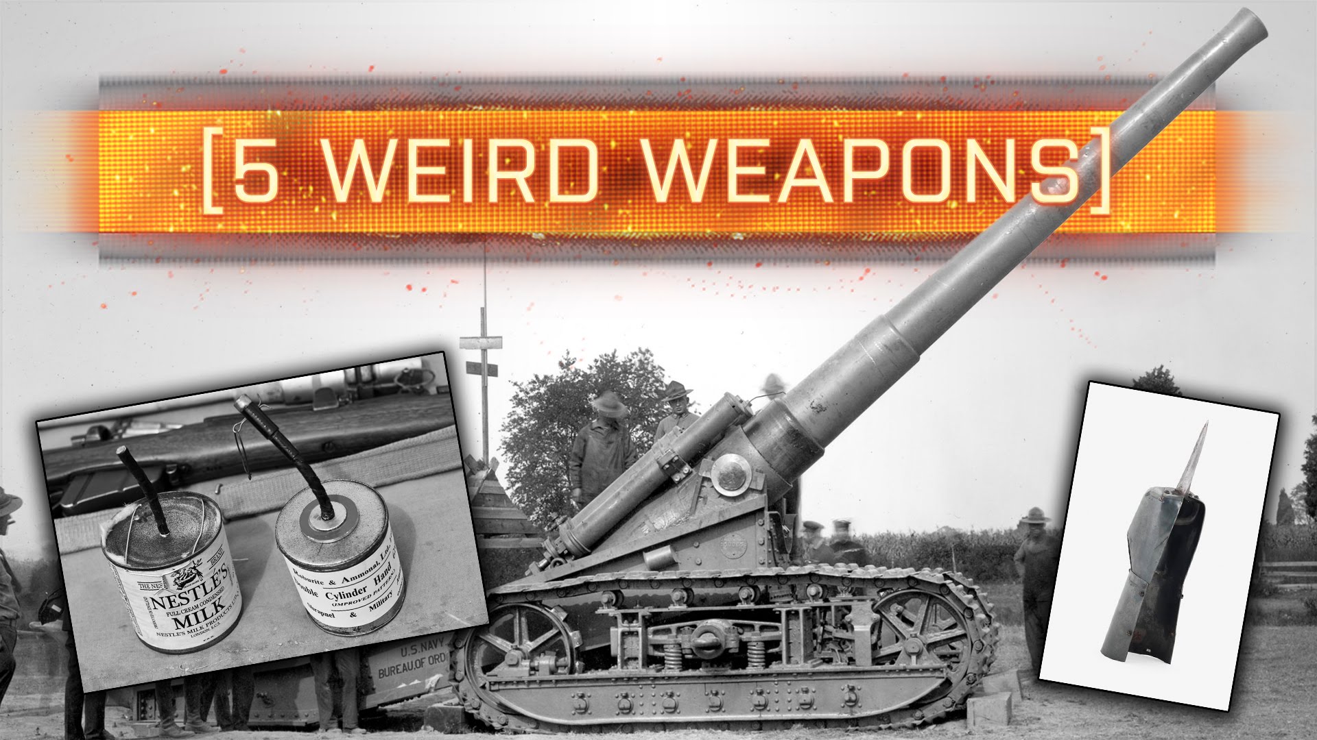 ► 5 WEIRD WORLD WAR 1 WEAPONS!