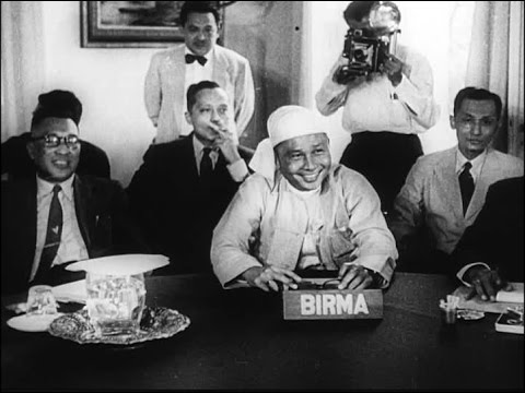 Afro-Asian Parley opens Bandung, 1955