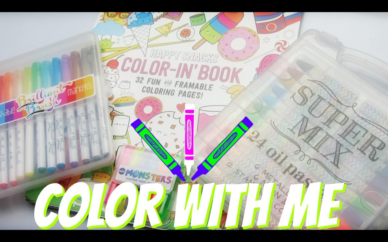 COLOR WITH ME | Tools For Adult Coloring Books | INT’L ARRIVALS