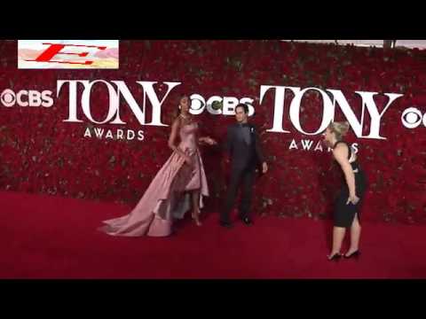 Jourdan Dunn and Zac Posen attend the 2016 Tony Awards