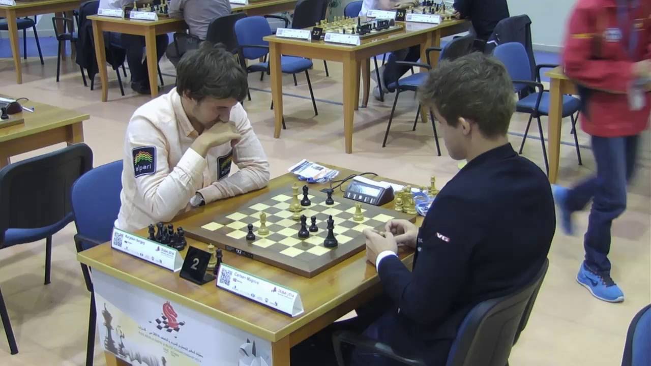Sergey Karjakin vs Magnus Carlsen || World Rapid Championship 2014 Round 6