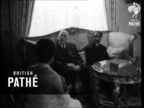 De Gaulle Leaves Addis Ababa (1966)