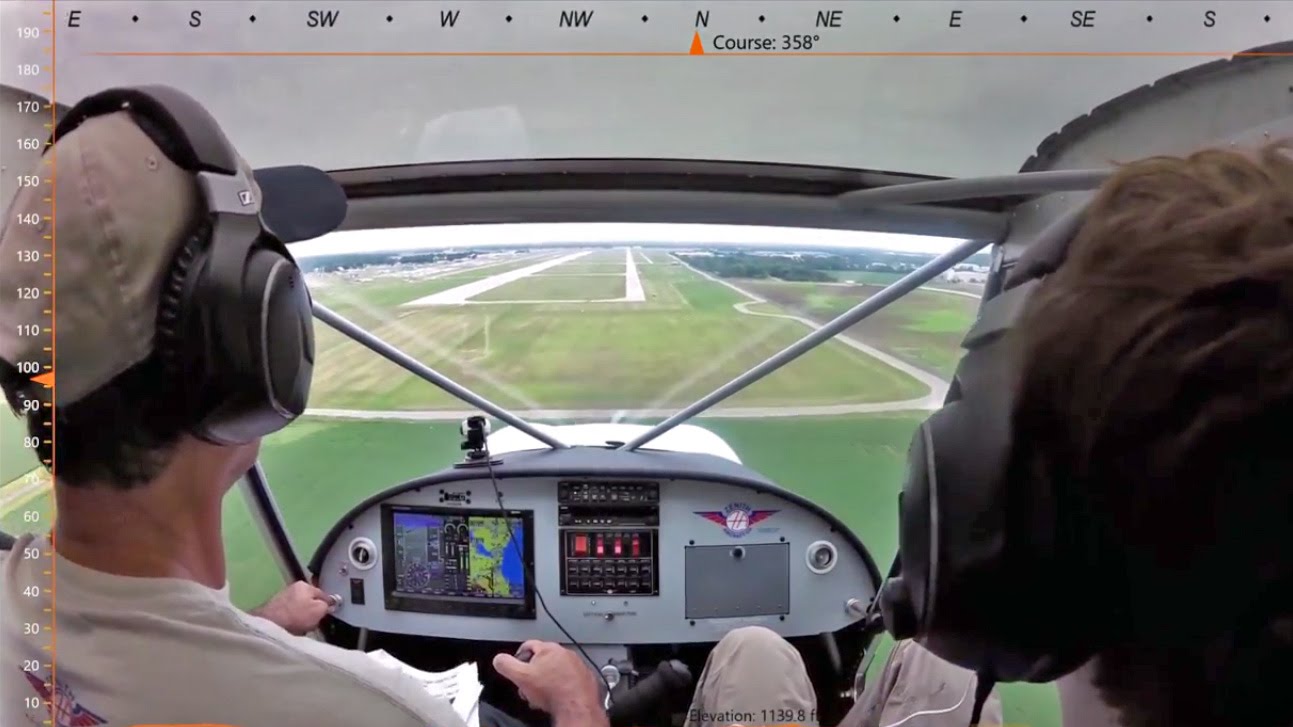 Arrival at Oshkosh AirVenture 2016: Landing on 36R