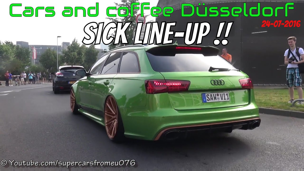 Cars and Coffee Düsseldorf (Arrivals) 2016 #2 / Brabus rocket s900 / 675LT Edo / 2x SV