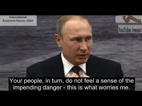 Putin’s Warning: Full Speech 2016
