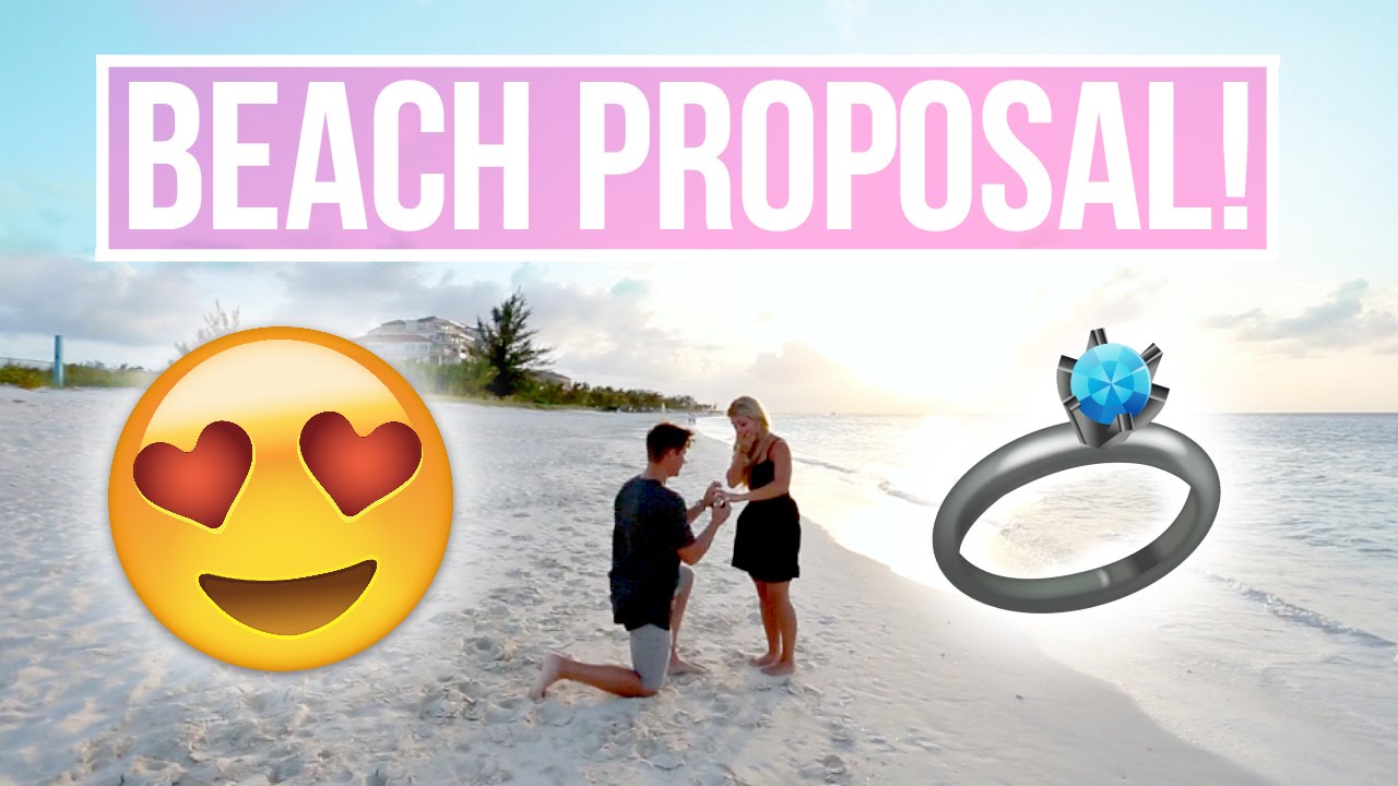 ROMANTIC PROPOSAL IN TURKS AND CAICOS!
