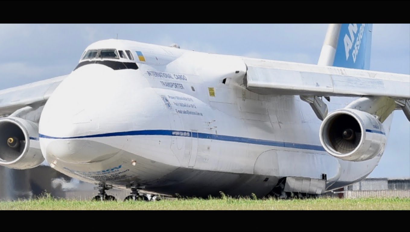 EXTREMELY RARE Antonov AN-124 ROARING Departure from Melbourne Airport