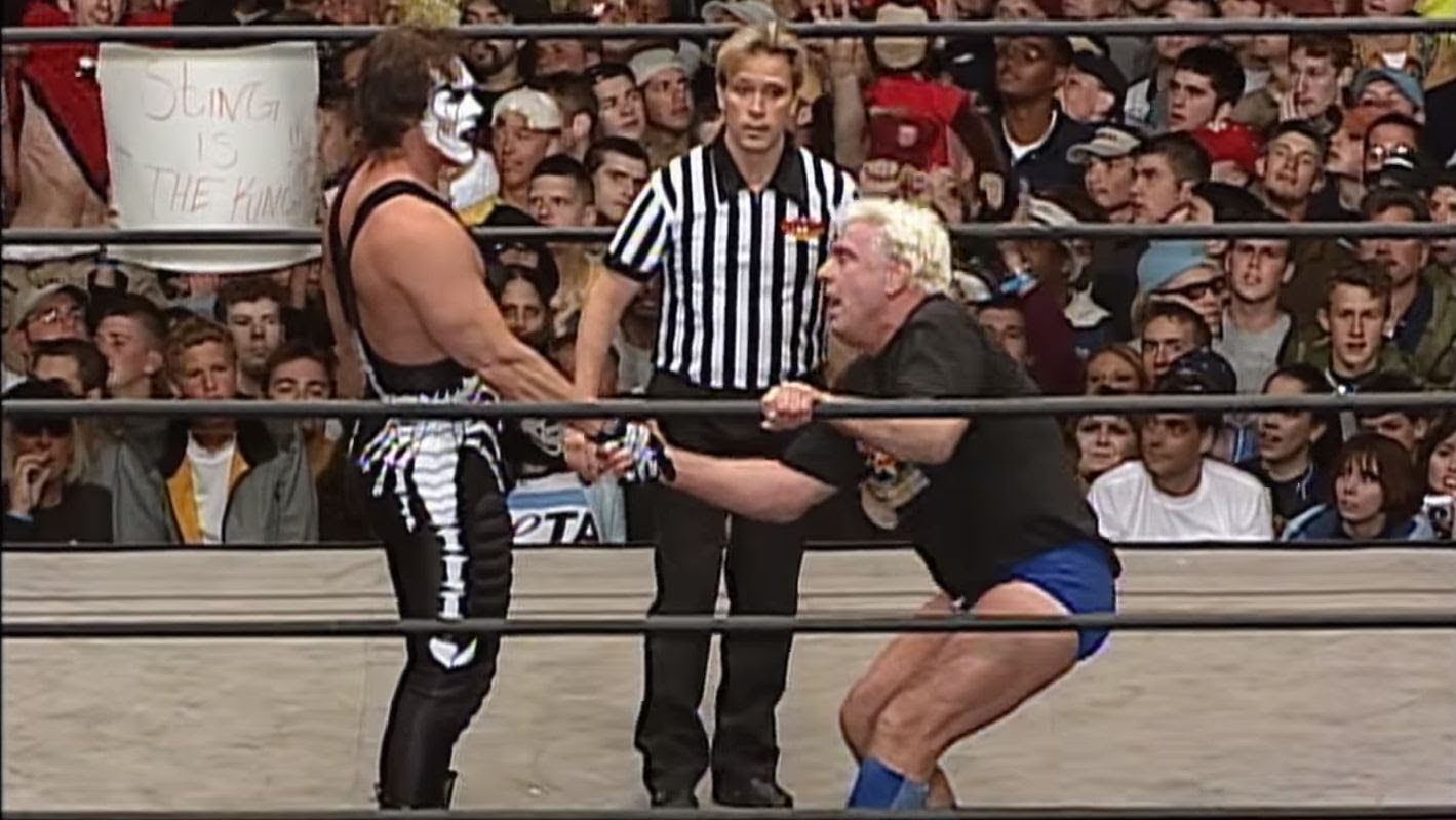 RIC FLAIR VS STING WWE WCW WORLD WAR 3 1995 FULL MATCH