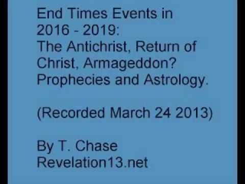 End Times Events in 2016 2019? World War 3, Antichrist, Return of Christ, Armageddon?