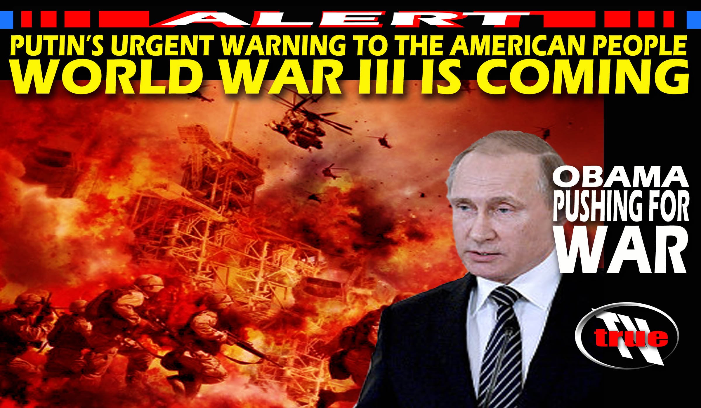 “ALERT” PUTIN WARNS THE AMERICAN PEOPLE WORLD WAR III ABOUT TO START