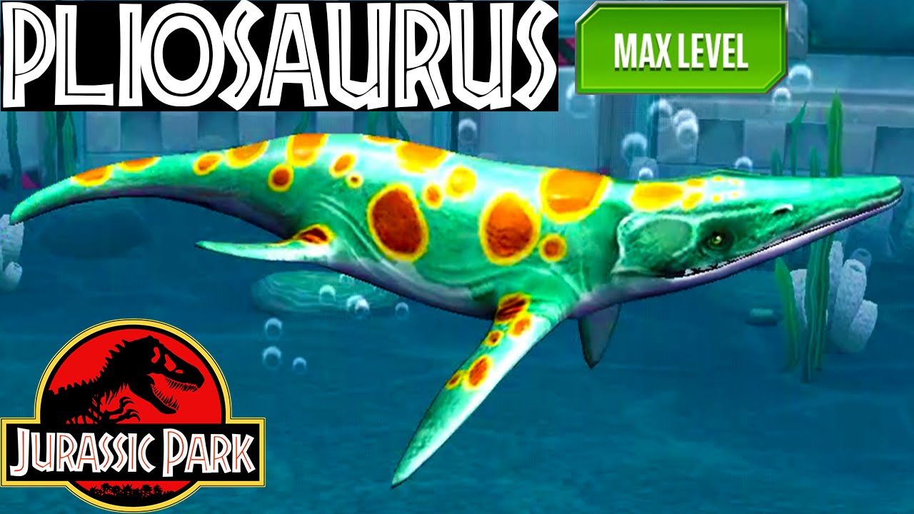 PLIOSAURUS AQUATIC Dinosaur MAX LEVEL 40 – Jurassic Park Builder – Tournament Fight Battle 2016