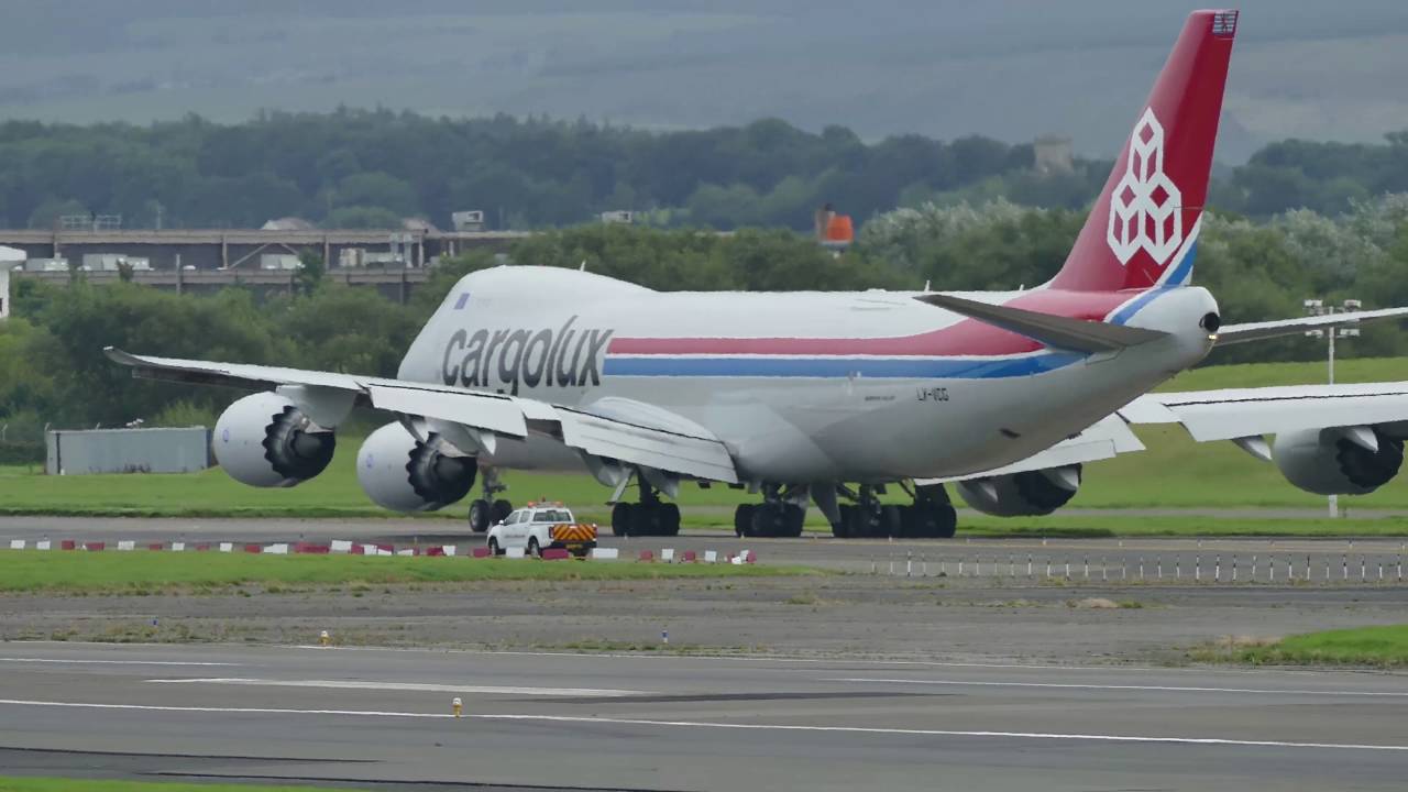Cargolux CLX661 – Arrive and Depart Prestwick Airport 02-SEP-16