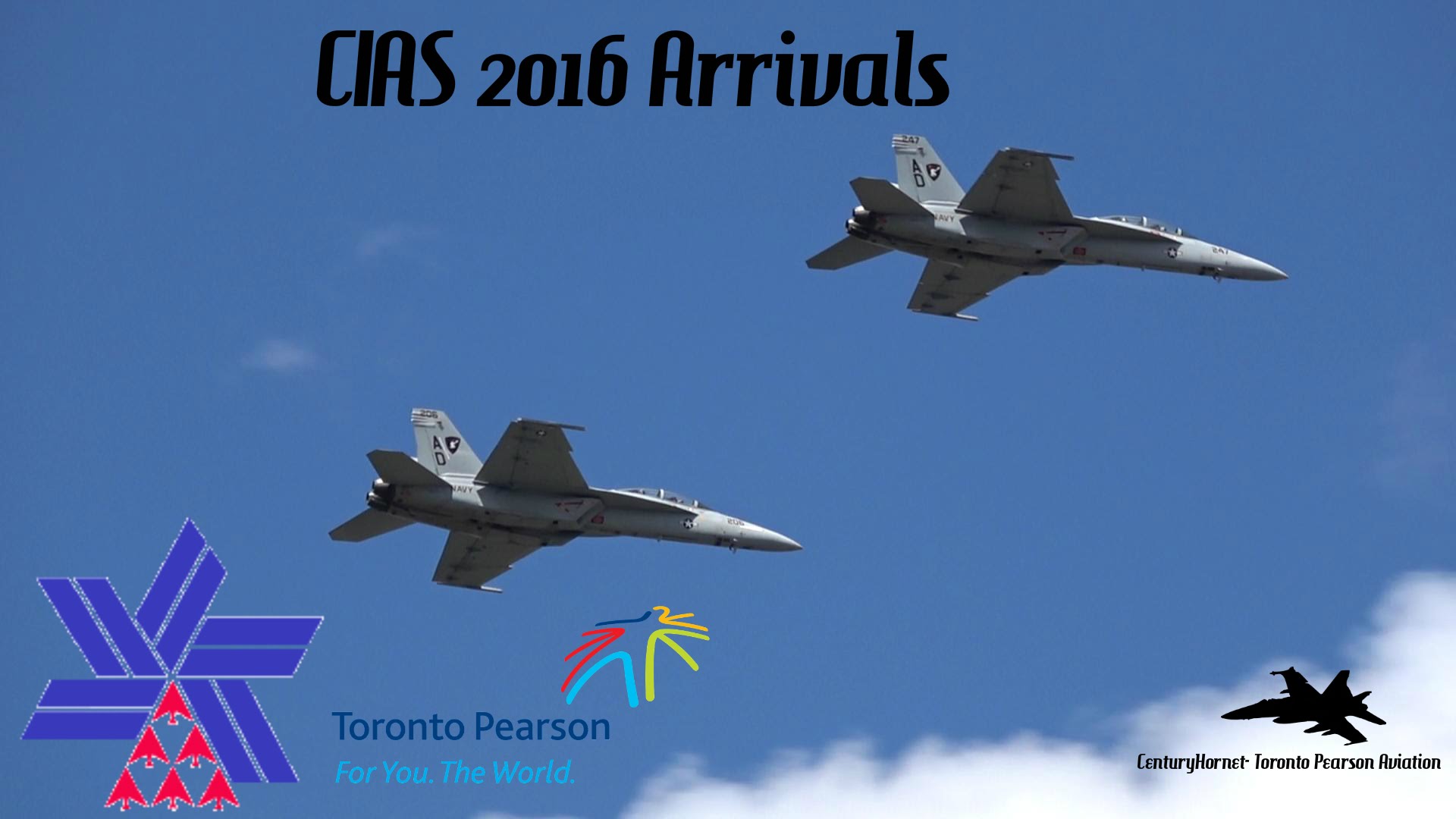 Canadian International Air Show 2016 Arrivals September 1, 2016