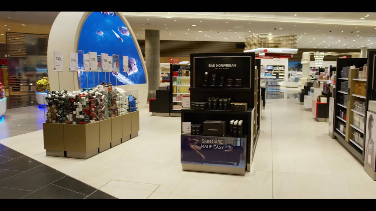 Heinemann Duty Free Shopping on 4.000 square metres at Oslo Arrivals