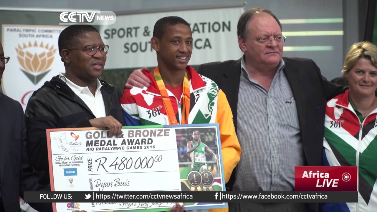 South Africa Paralympic team receive heroes’ welcome upon return