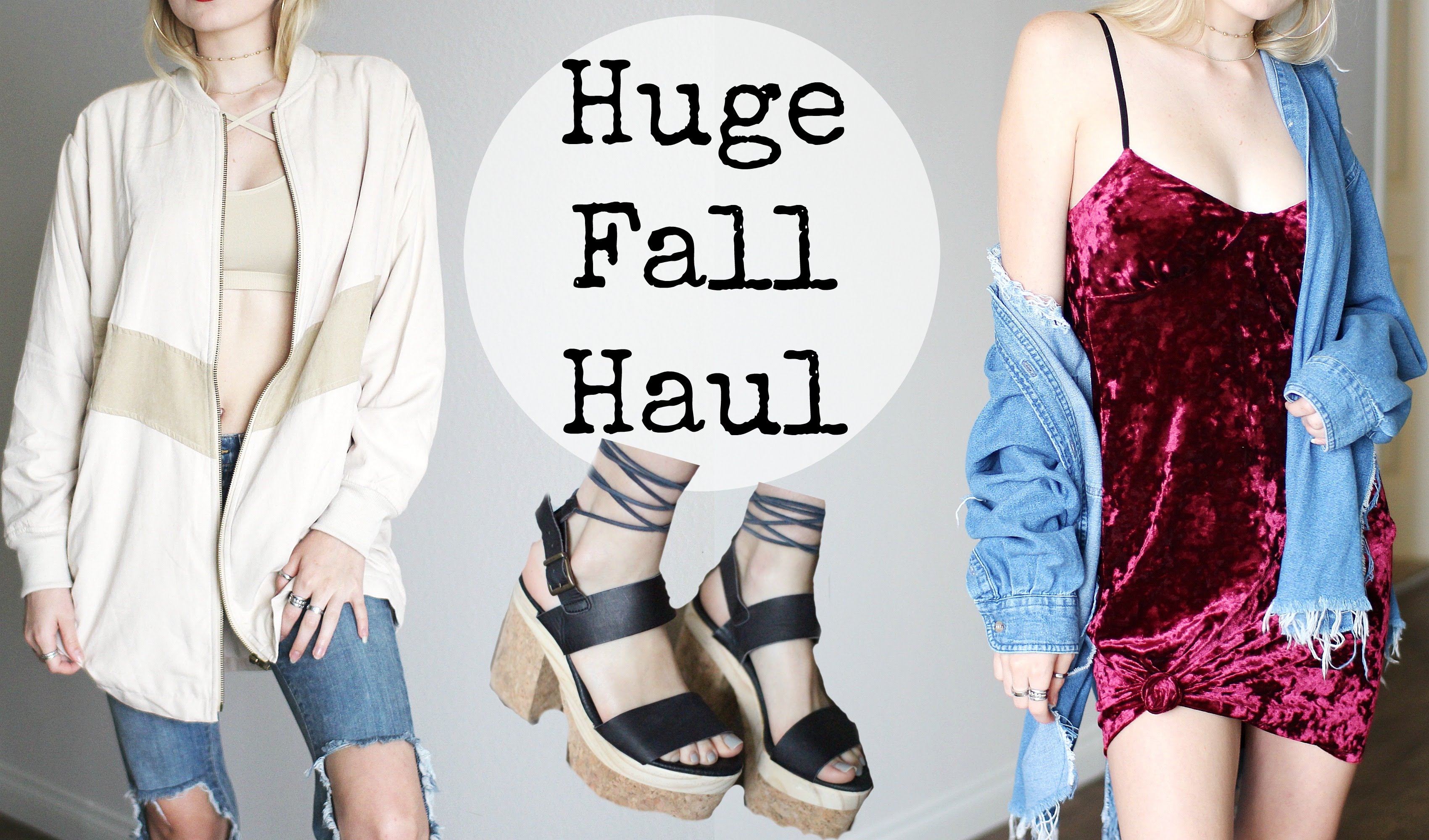 FALL CLOTHING HAUL + TRY ON, Free People, LF / Kallie Kaiser