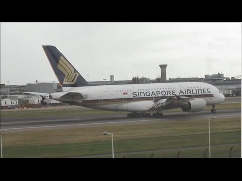 Landings at London Heathrow Airport (inc Aeromexico 787, Singapore A380 etc)