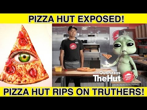PIZZA HUT ILLUMINATI COMMERCIAL EXPOSED and FAST FOOD LOGOS BUSTED!!!
