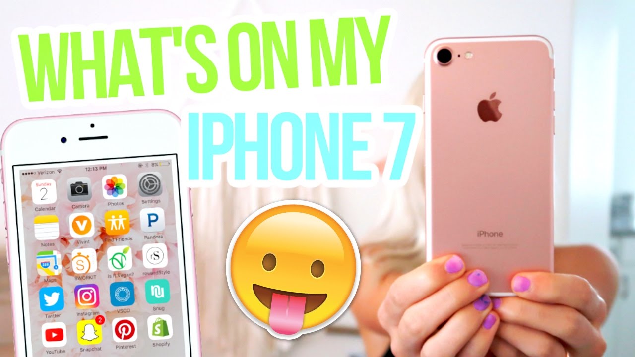 WHAT’S ON MY IPHONE 7 + TOP 5 BEST APPS! | Aspyn Ovard