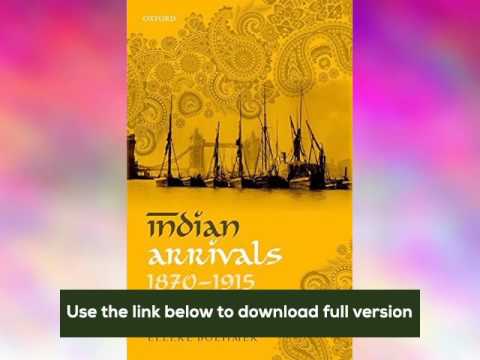 Audiobook: Indian Arrivals, 18701915: Networks of British Empire