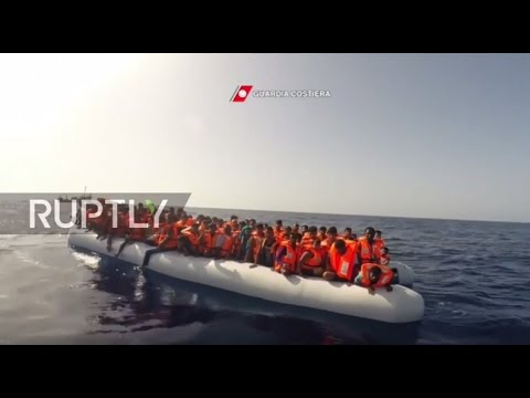 Italy: 5,700 migrants picked up in Med giving Italy its highest no. of arrivals ever