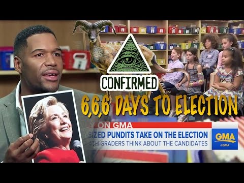 illuminati Programming – Kids React to Presidential Election 6+6+6 Days to Election GMA BUSTED!