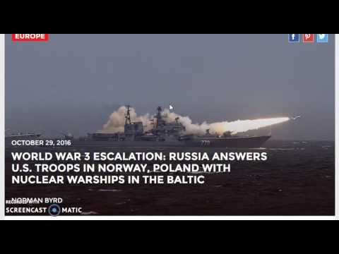 WORLD WAR 3 update: Russian Nuclear Warships in Baltic Sea