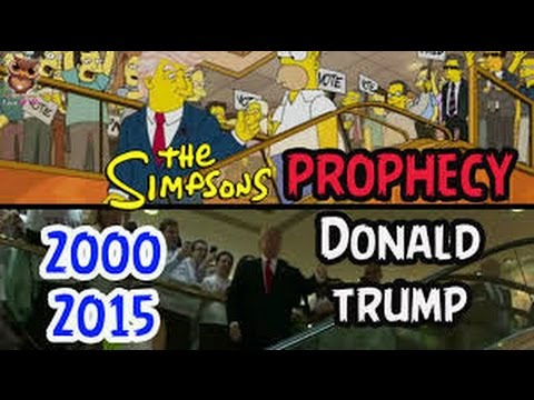 Donald Trump , UNBELIEVABLE Simpsons prediction 15 years before , ILLUMINATI ??