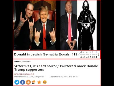 2016 Election = Donald Trump  Illuminati Code 119,  The 9/11 (11/9) Effect in Retrograde
