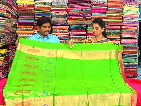 Pink And Green Combination Pattu Saree || New Arrivals || Vanitha TV
