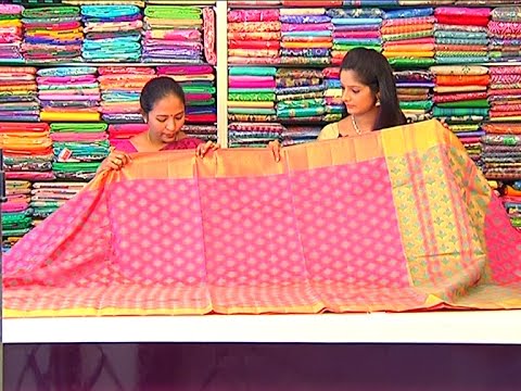 Light Peach Colour Fancy Saree || New Arrivals || Vanitha TV