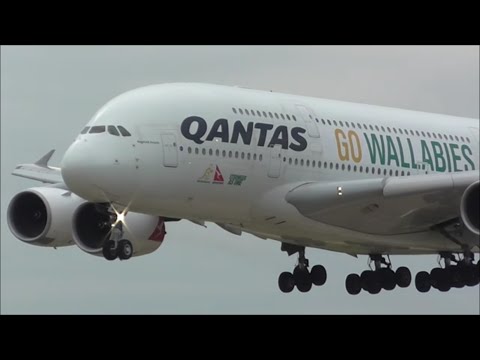 Airbus A380 Arrivals At London Heathrow Airport, LHR!