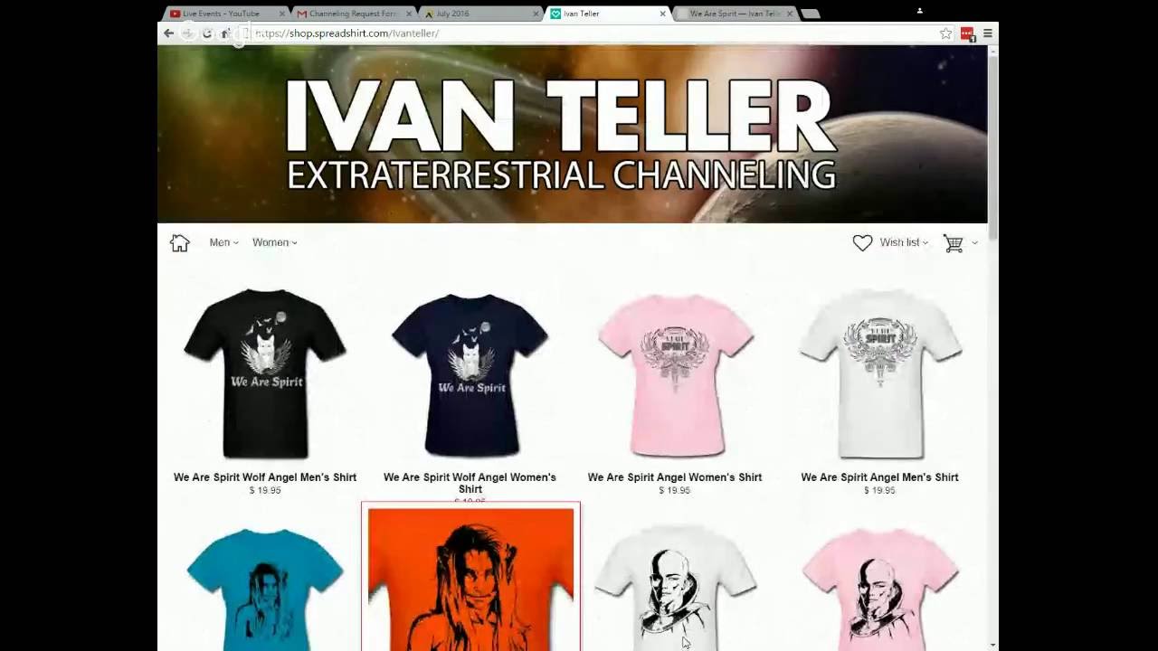 Ivan Teller T-Shirt Shop New Arrivals