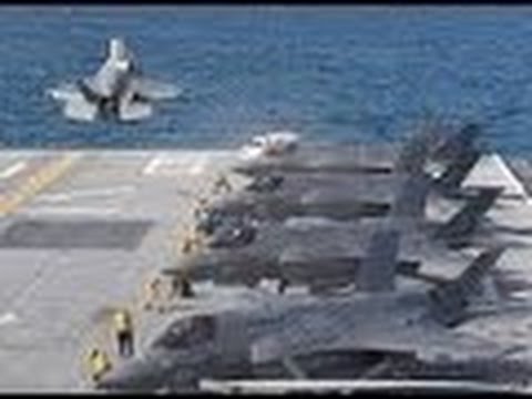 USA ready for World War 3 F 35B Fighters Flight Operations Test on USS America LHA 6